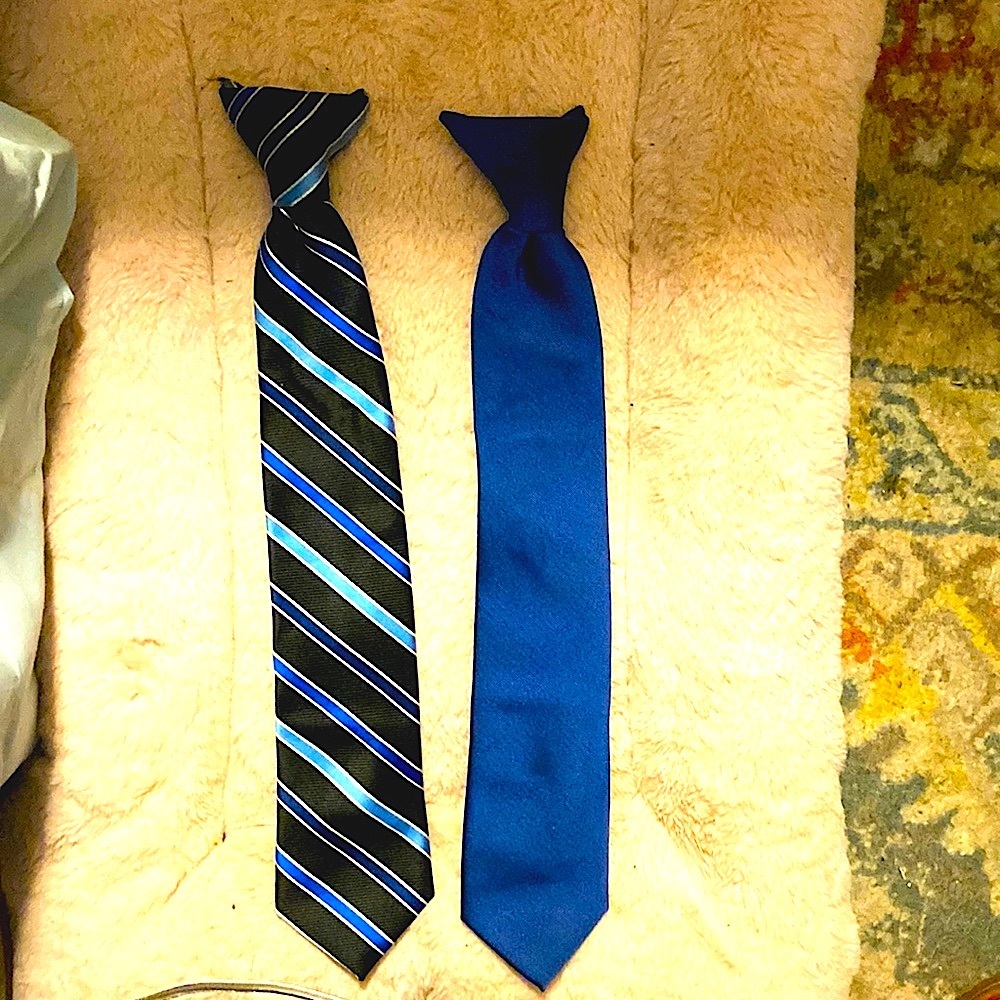 Two Chaps boys clip on ties